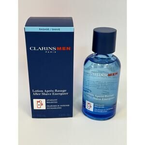 CLARINS MEN AFTER SHAVE ENERGIZER 100 ML/3.3 FL.OZ. NEW IN BOX